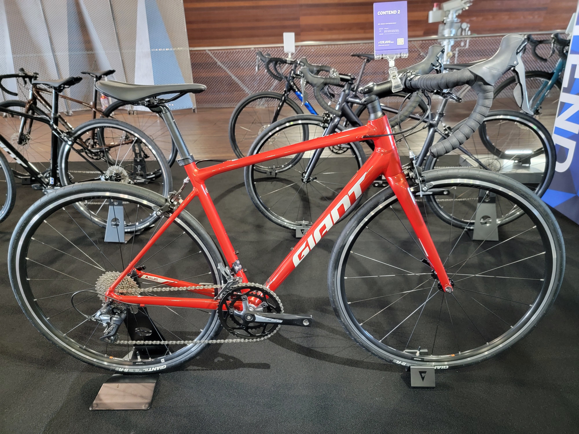 走行少なめ】ロードバイク GIANT CONTEND 2（2021年モデル） - 自転車
